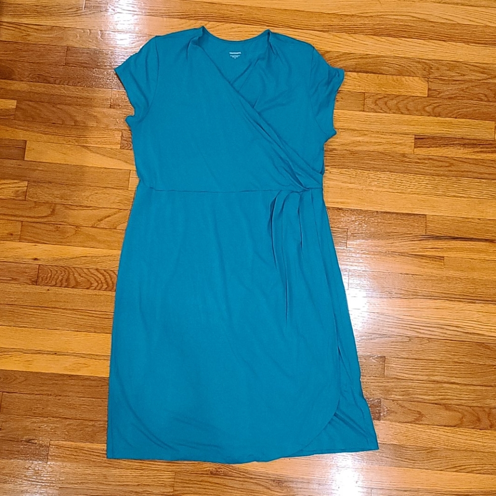 TravelSmith Faux Wrap Dress